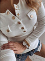 DarciesShirt I Pullover mit Knöpfen für Damen