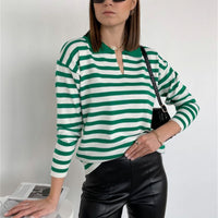 StripeSweater™: Sweater Voor Dames