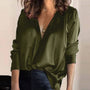 Bluse mit V-Ausschnitt