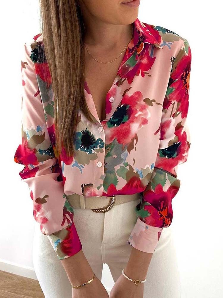JennsBlouse I Blouse Met Bloemenprint Voor Dames