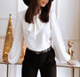EmmysBluse I Bluse mit Schleife für Damen