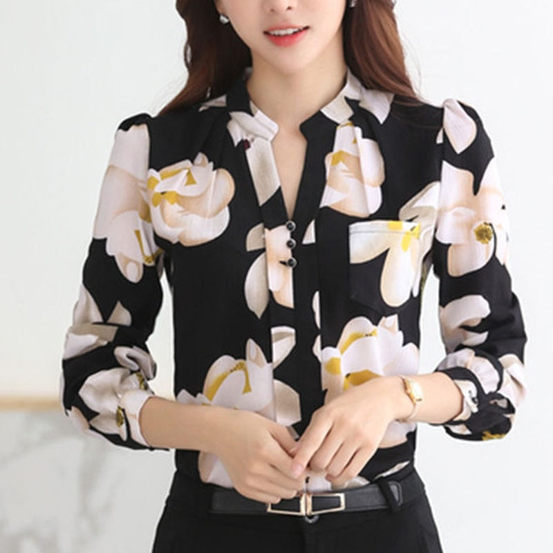 EdenBlouse I Chiffon Blouse Voor Dames
