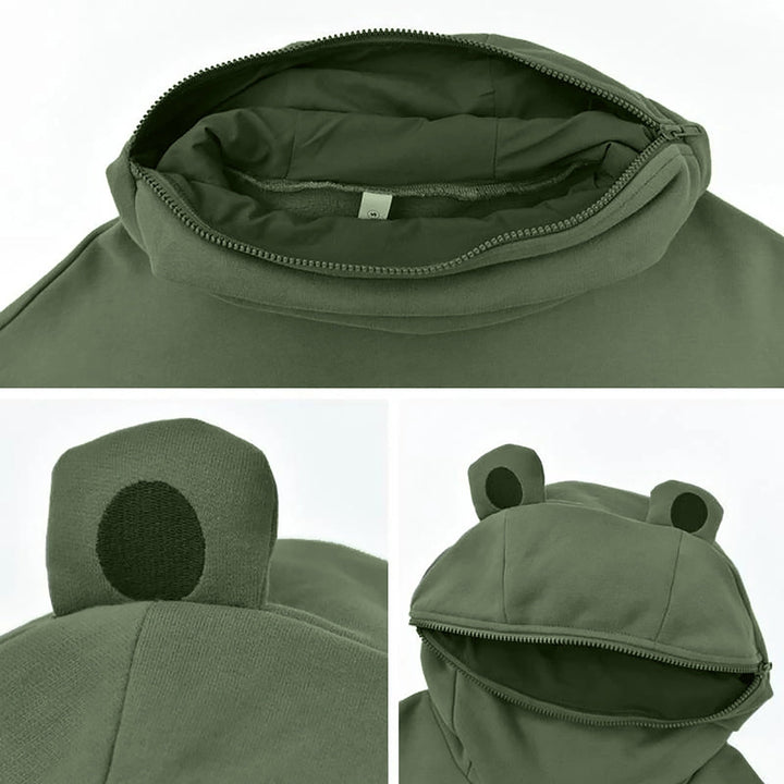 SalmasSweater I Frog Sweater Met Hoodie Voor Dames