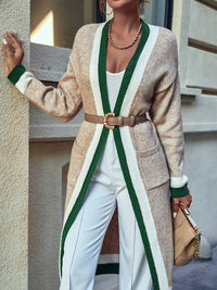 Lange jas met mouwen