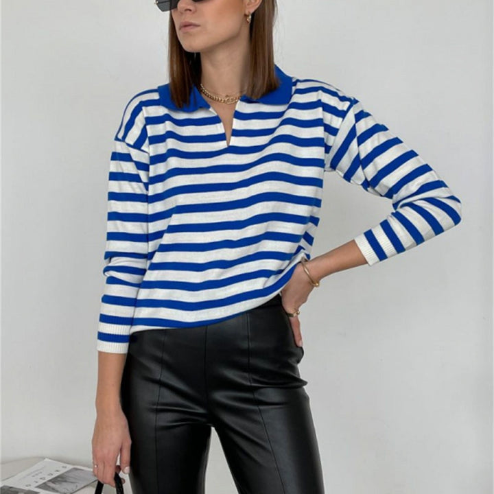 StripeSweater™: Sweater Voor Dames