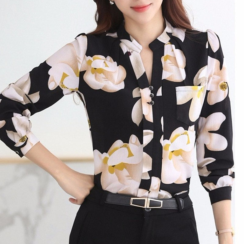 EdenBlouse I Chiffon Blouse Voor Dames