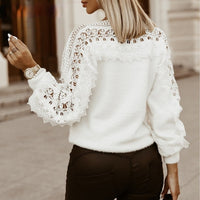 GeorginasShirt I Trui Met Lotus Bloem Details Voor Dames