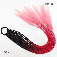 Multikleur haarextensies