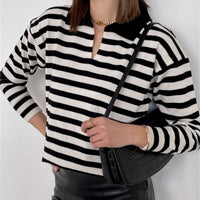 StripeSweater™: Sweater Voor Dames