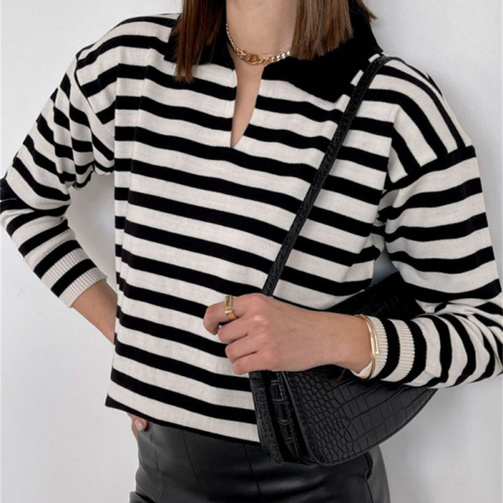 StripeSweater™: Sweater Voor Dames