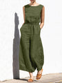 Sarah Jumpsuit | Leinen Jumpsuit