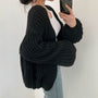 AnniesVest I Grobgestrickte Oversized Weste