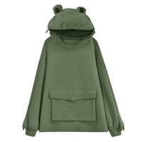 SalmasSweater I Frog Sweater Met Hoodie Voor Dames