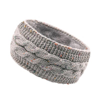 Stylish knitted wool headband