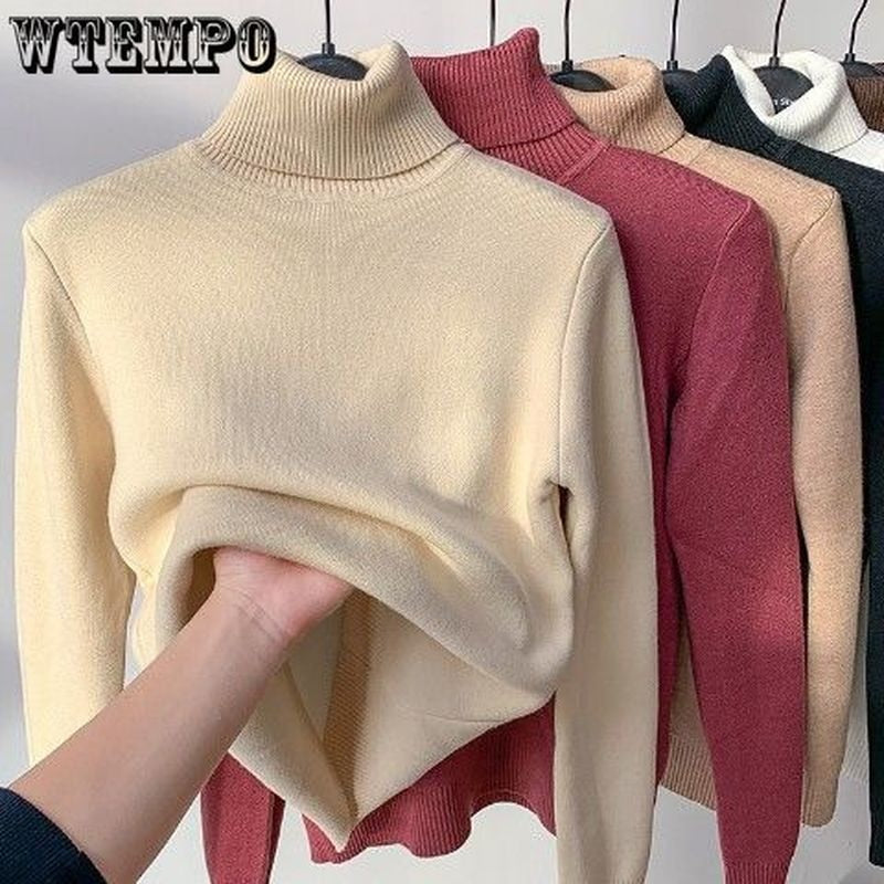 Rollkragen Winterpullover