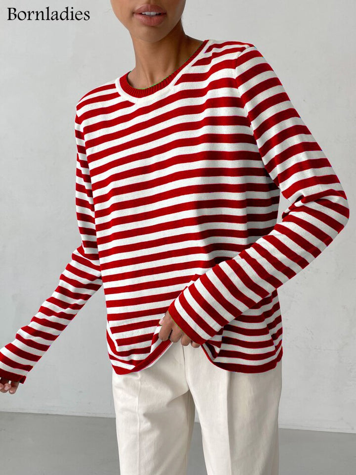 StripedTee™: Pullover für Damen