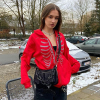 SkeletonHoodie™: Hoodie für Damen