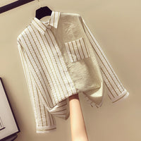 AnasBlouse I Blouse Met Krijtstrepen Voor Dames