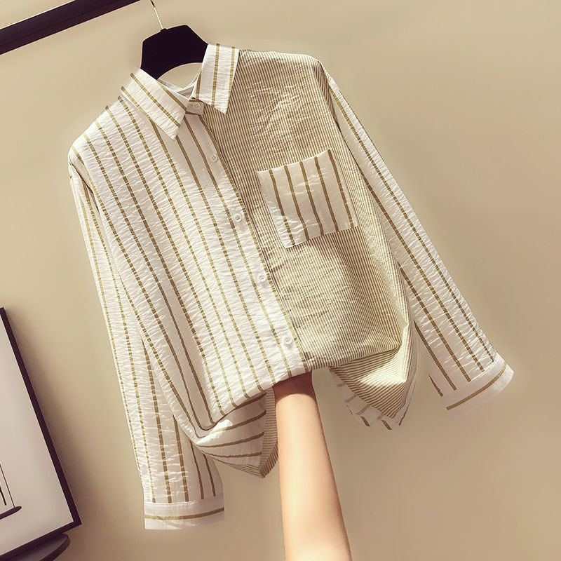 AnasBlouse I Blouse Met Krijtstrepen Voor Dames