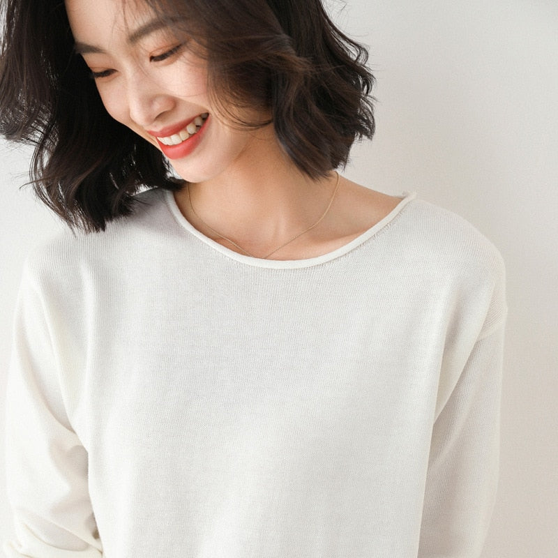 MarliesShirt I Basic-Pullover für Damen