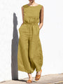 Sarah Jumpsuit | Leinen Jumpsuit