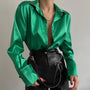WijnandasBlouse I Satinbluse für Damen