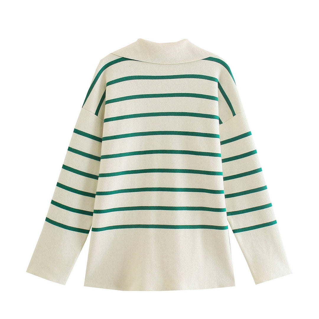 MikesShirt I Gestreepte Trui Voor Dames