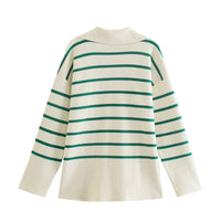 MikesShirt I Gestreepte Trui Voor Dames