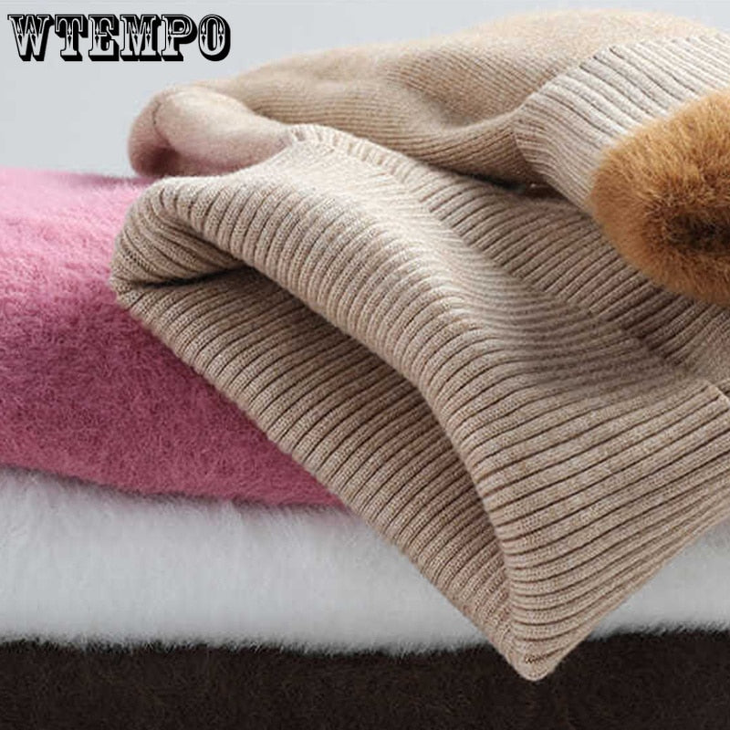 Rollkragen Winterpullover