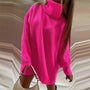 KyrasShirt I Pullover mit Rollkragen für Damen