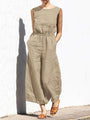 Sarah Jumpsuit | Leinen Jumpsuit