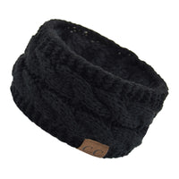 Stylish knitted wool headband