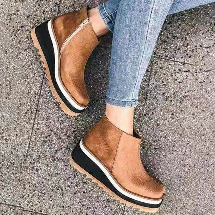 LucySneaks I Ledersneaker mit orthopädischem Fußbett