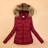 RiversJacket | Winter Jacket With Faux Fur Collar For Women