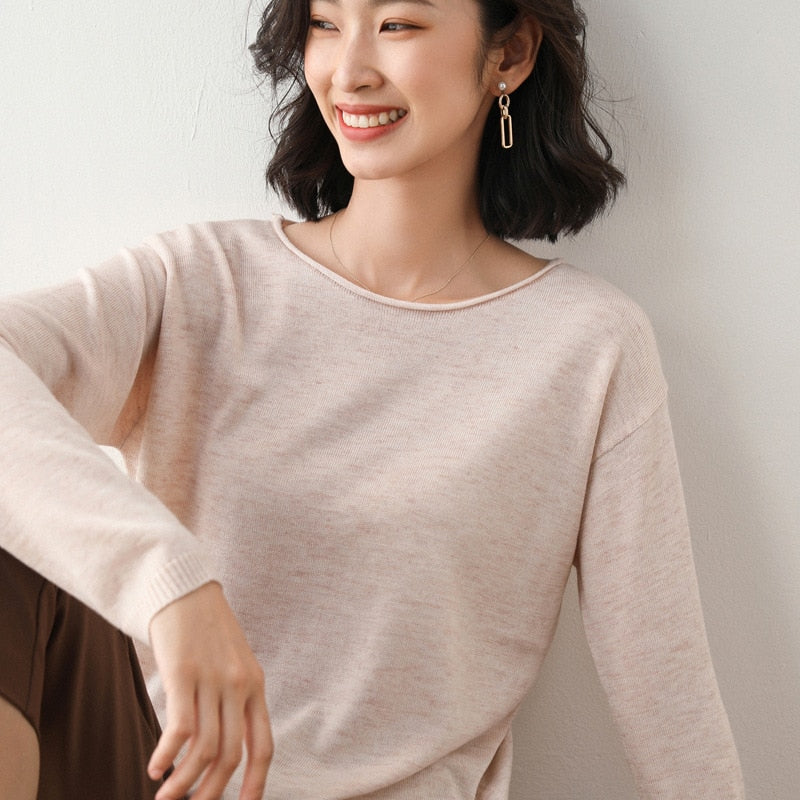 MarliesShirt I Basic-Pullover für Damen