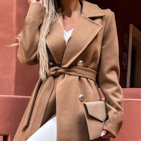 Fashionable Wrap Coat