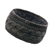 Stylish knitted wool headband
