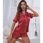 ClaudiasPyjama I Satin Pyjama für Damen