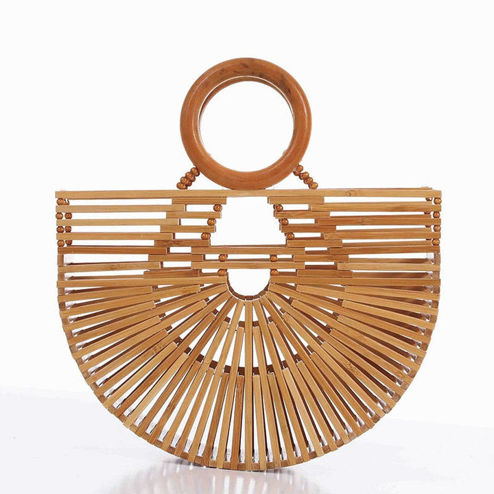 WoodenBag I Bamboo Clutch Voor Dames