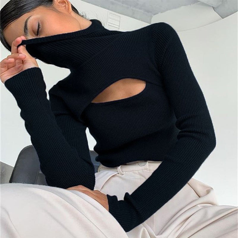 IndiaShirt I Pullover mit Schlitz für Damen