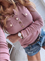 DarciesShirt I Pullover mit Knöpfen für Damen