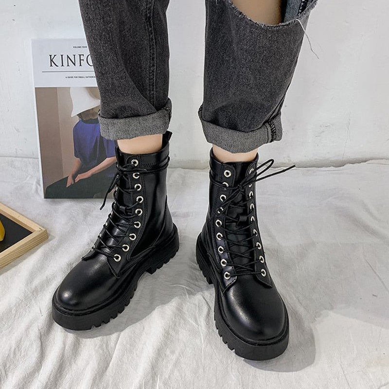 MarjoleinsBoots I Boots Met Veter Details Voor Dames