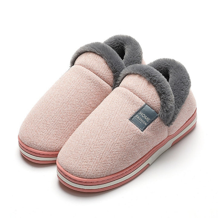 Winter Warme Pelzige Hausschuhe Bequem