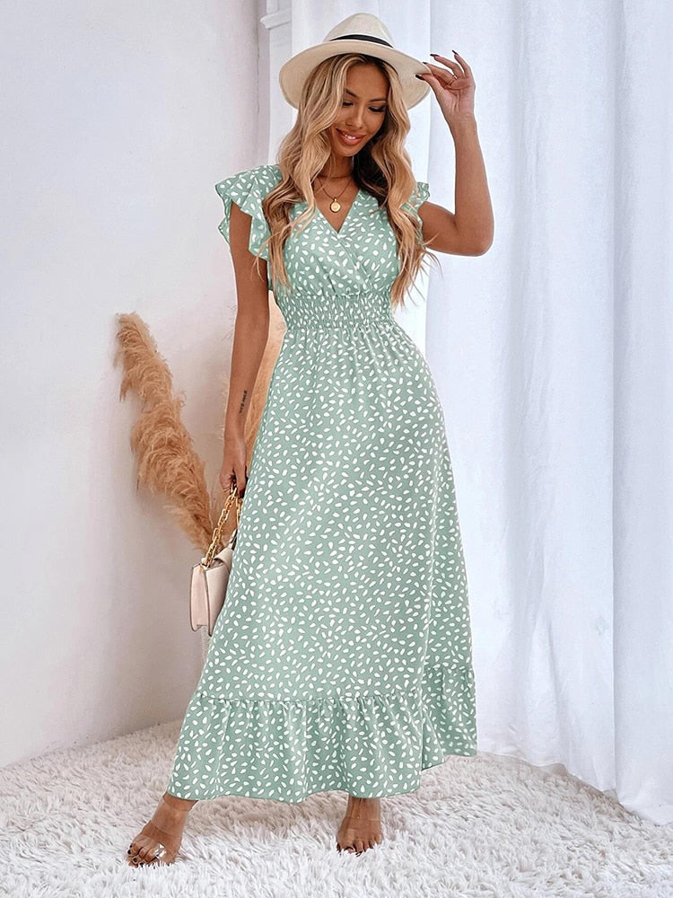 Evie Kleid | Polka-Dot-Kleid