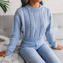 AnikasShirt I Gestrickter Pullover für Damen