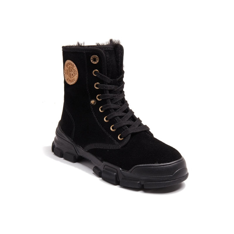 ZoeysBoots I Suede Boots With Lining For Women