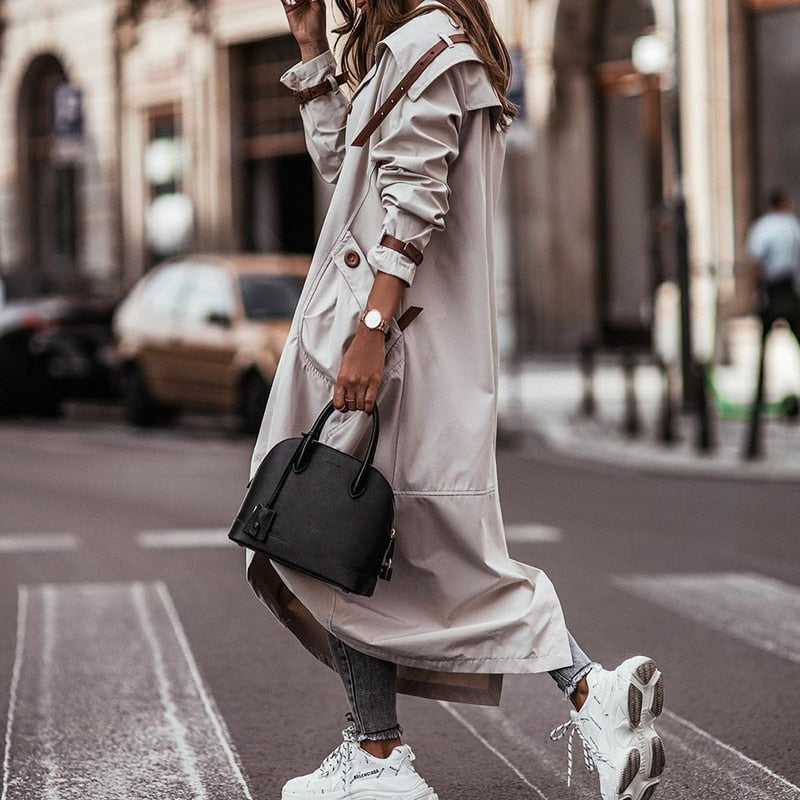 Long Coat with Pockets