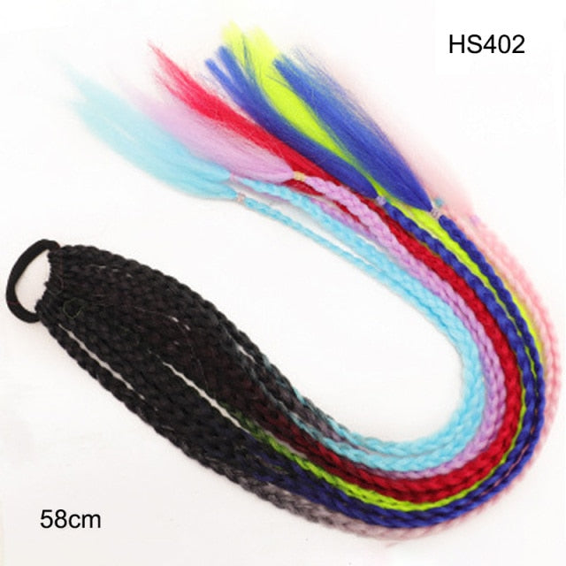 Multikleur haarextensies