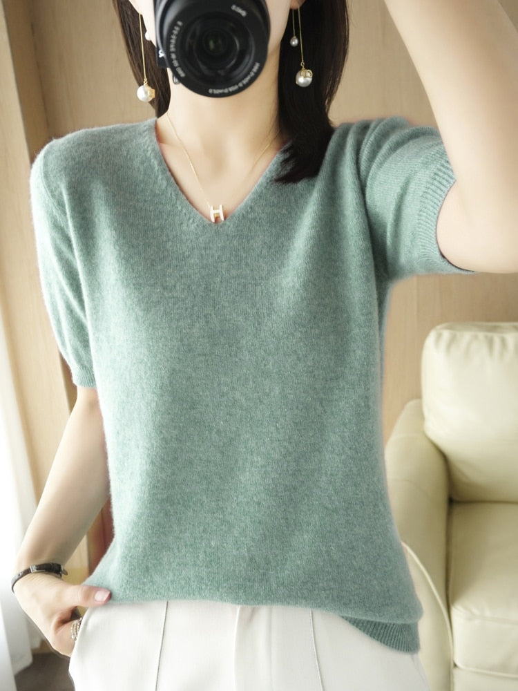 IsabelsShirt I Trui Met V-hals