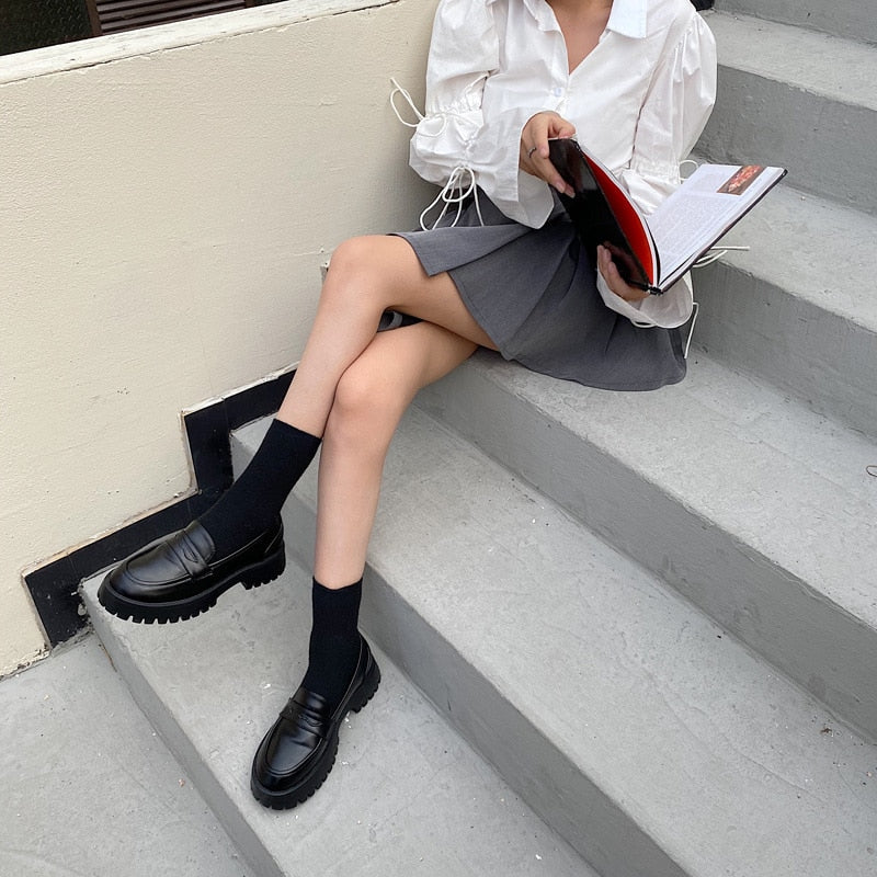 RenskesShoes I Platform Loafers For Women